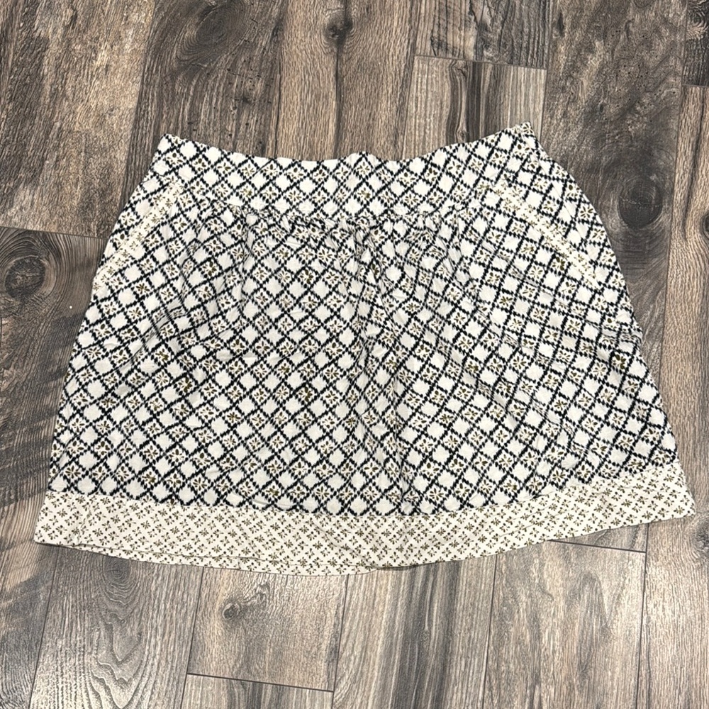Loft Patterned Skirt w/pockets